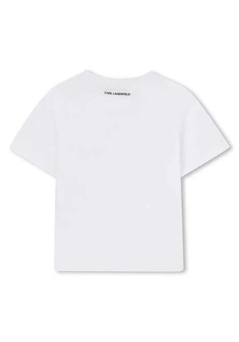 T-shirt con logo KARL LAGERFELD KIDS | Z30943N50